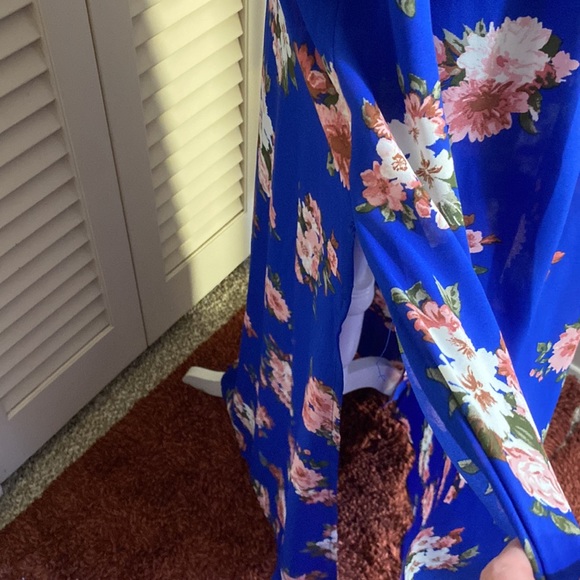 ALTR’D STATE off shoulder boho maxi dress with high slits w mini slip size M EUC - Picture 4 of 10